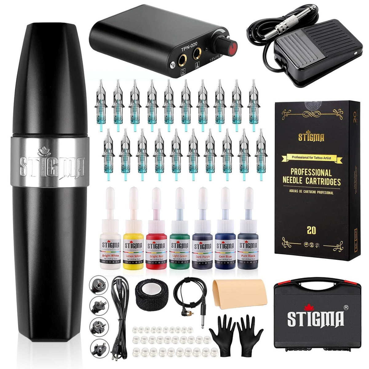 STIGMA Beginner Tattoo Machine Pen Kit – Stigma Tattoo Supply