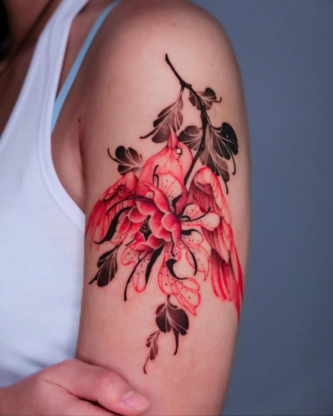 Color Tattoos Pink Colored Tattoos