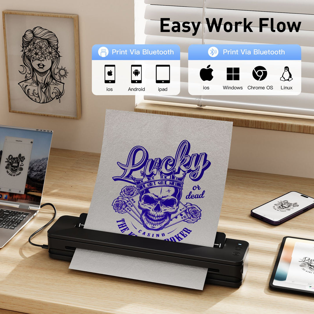 Stigma Upgraded Wireless Bluetooth Tattoo Stencil Printer