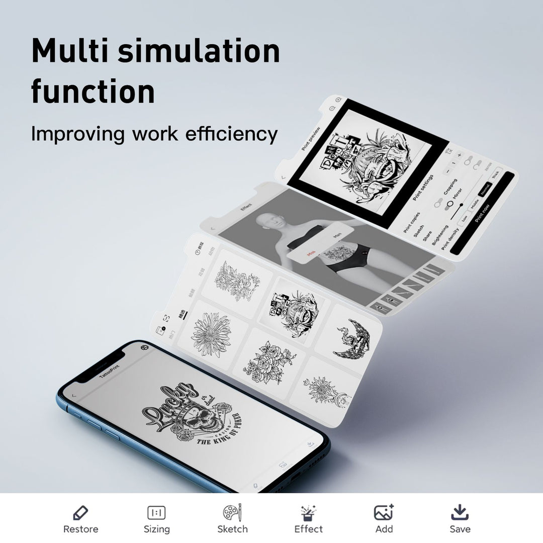 Stigma Upgraded Wireless Bluetooth Tattoo Stencil Printer