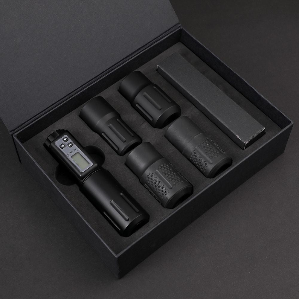 Wireless Tattoo Pen Multi-handle Motor Tattoo All-in-one EM158