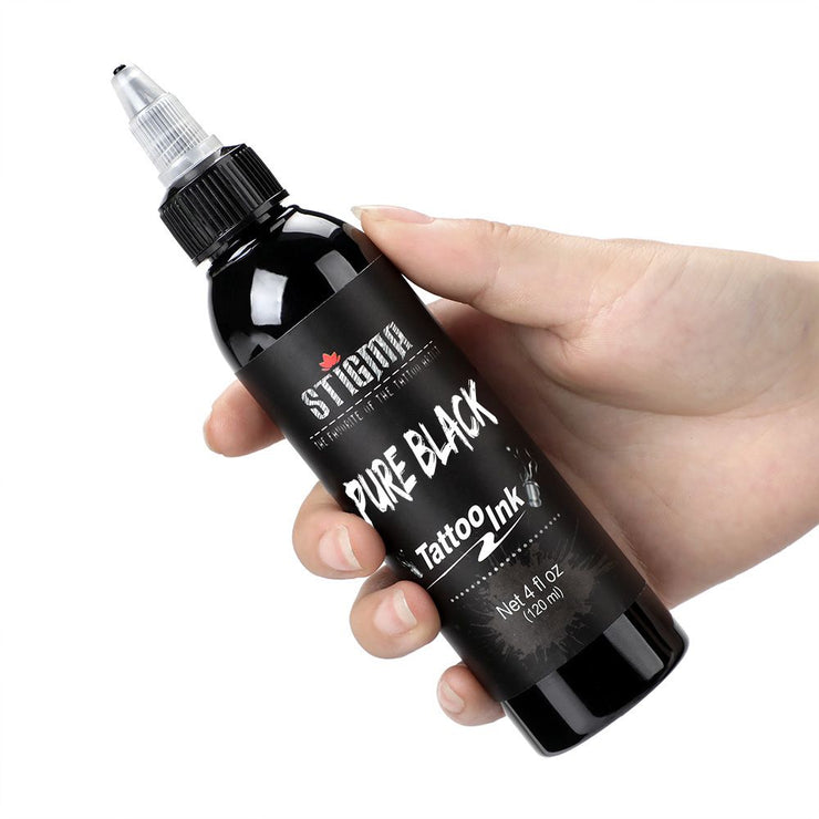 STIGMA Pure Black Tattoo Ink 4oz