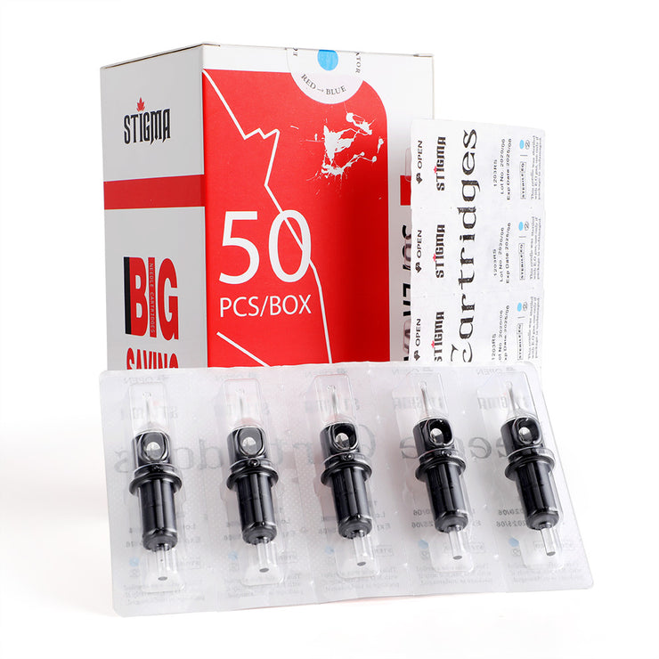 Stigma Professional Disposable Tattoo Needle Cartridge EN05 Mix Size 50Pcs
