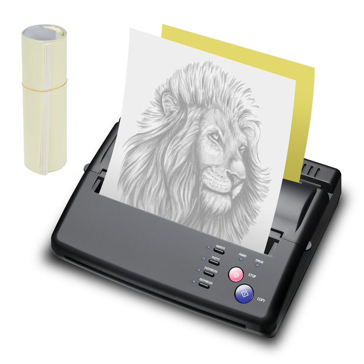 LJZLJZ Tattoo Stencil Maker, Transfer Machine, Flash Thermal Copier  Printer, for DIY Tattoo Supplies, No Ink Need