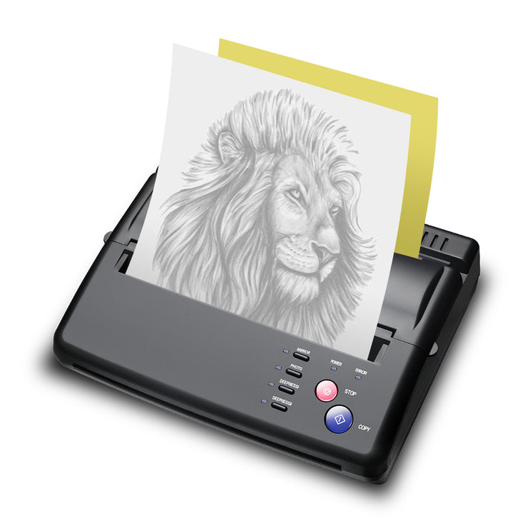 Black Tattoo Transfer Copier Printer Machine Thermal Stencil Paper Maker